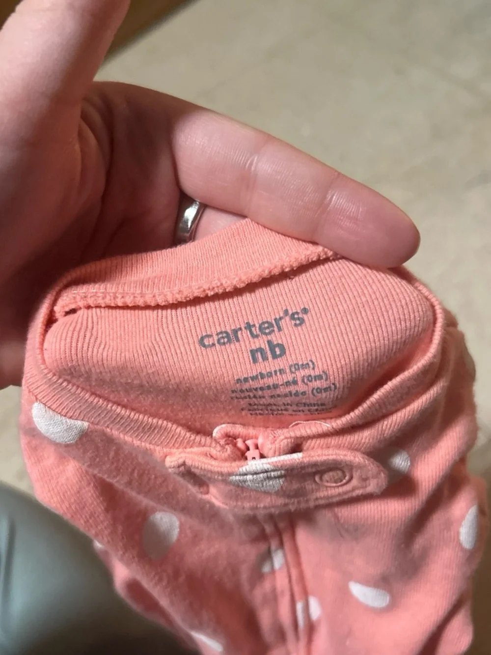 Carters coral pink
